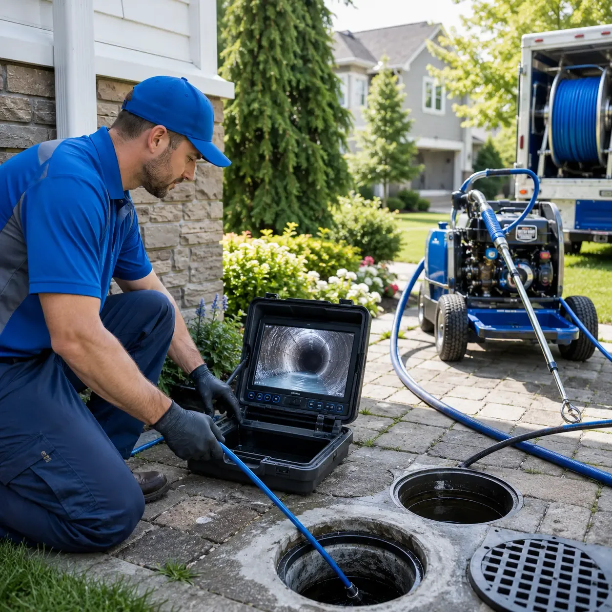 Outdoor drain cleaning professionals serving Elmira, NY